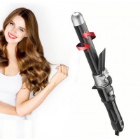 Dropshipping lcd auto rotating ceramic brush wave electronic set styler hair roller curler