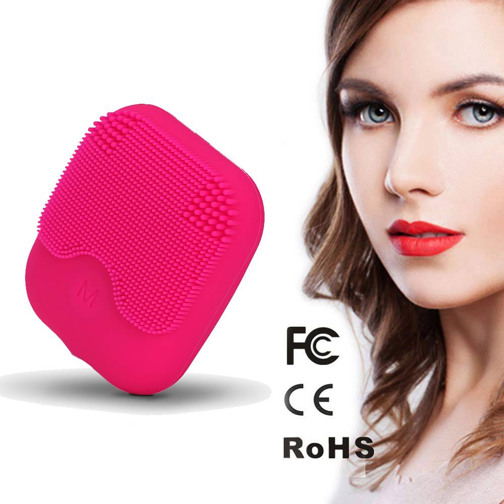 Silicone Face Cleanser Facial Cleansing Brush Electric Facial Massager Mini Facial Cleansing Brush Portable Skin Care Device