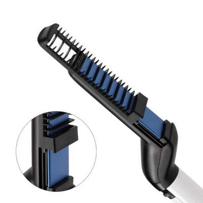 Multi Function Quick Hair Iron Styler Hot Men's Hair Comb Beard Straightener