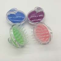 Shampoo artifact shampoo brush adult massage comb shampoo comb scalp head silicone round scratch head comb